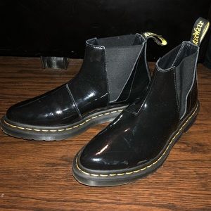 Dr. Martens Black Ankle Almond Toe Boots